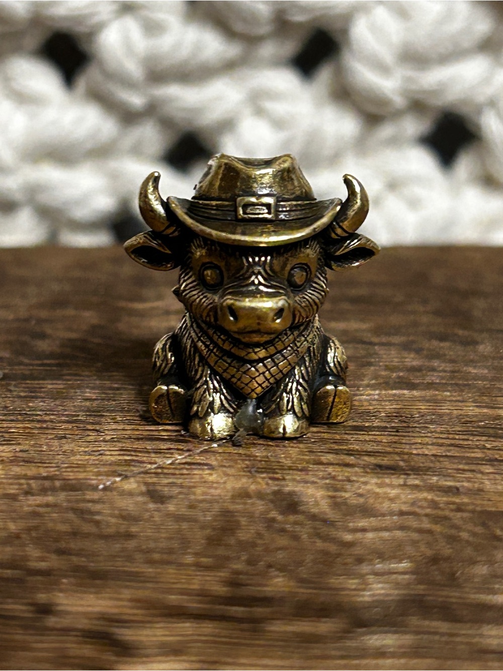 Handmade Highland Cow Wooden Box